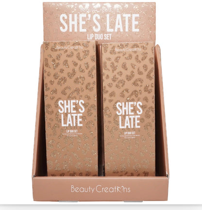 She’s Late Lip Duo Set
