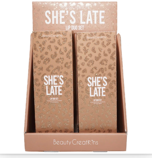 She’s Late Lip Duo Set