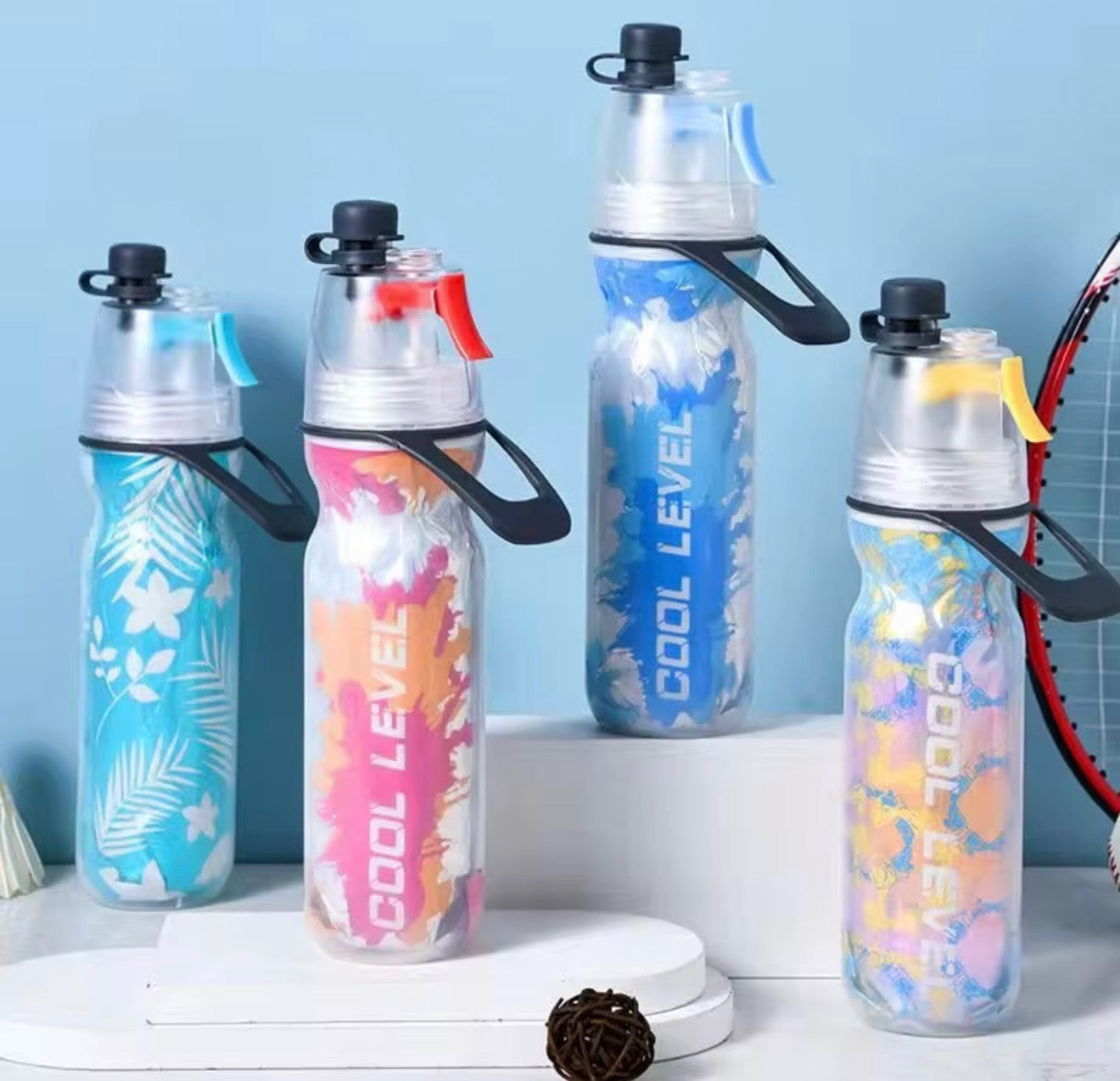 Insulated Water Bottles W/ Spray Mist