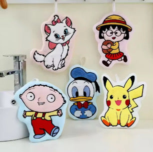 Ultra-soft and absorbent hand towels featuring cute character-inspired designs. Lightweight, fluffy, and perfect for daily use at home or on the go.